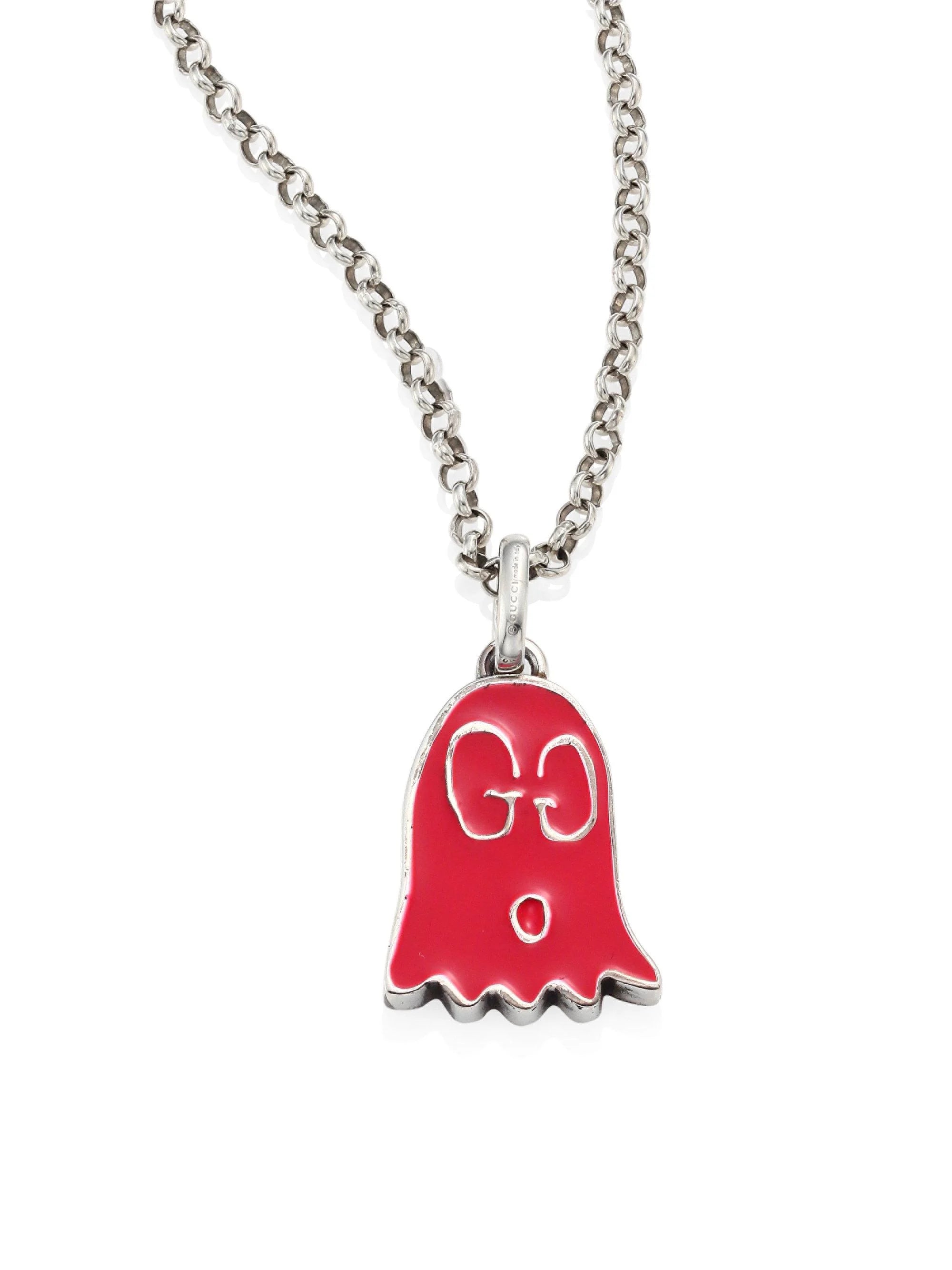 GG GHOST RED NECKLACE