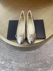 BALLET FLATS LIGHT GOLD LAMBSKIN