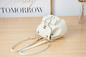CHANEL 26S MINI BACKPACK 18 IN OFF WHITE LAMBSKIN
