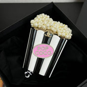 CHANEL 26S POP COCO CLUTCH IN BLACK & WHITE PATENT LEATHER