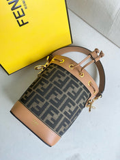 MON TRESOR 18 IN BROWN CALFSKIN
