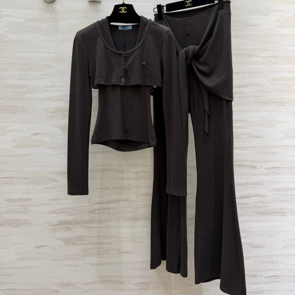 PRADA 26S THREE-PIECE KNIT SET 1342