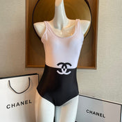 CC BIKINI SWIMSUIT SET IN BLACK AND WHITE 613717
